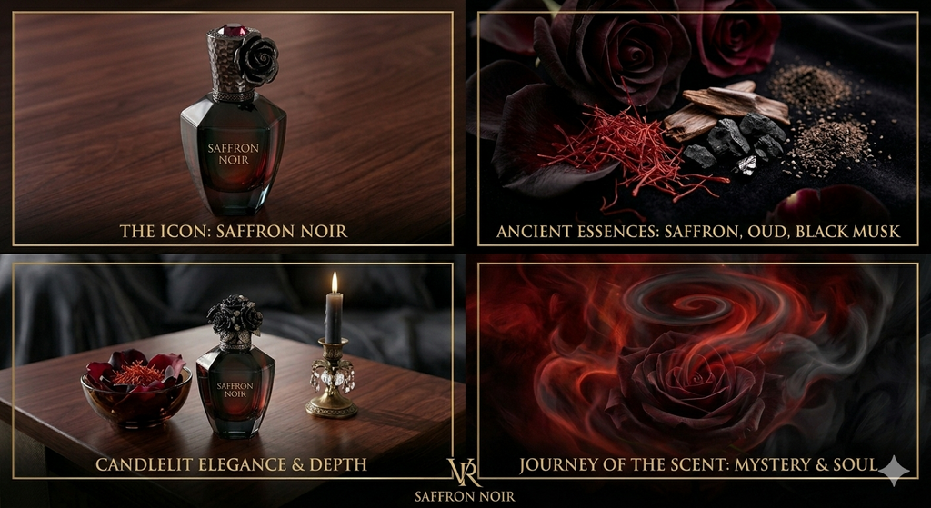 Saffron Noir – A Bold & Sensual Signature for Women